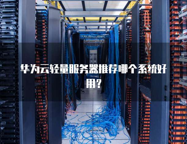 华为云轻量服务器推荐哪个系统好用？