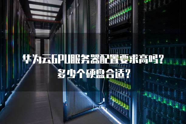 华为云GPU服务器配置要求高吗？多少个硬盘合适？