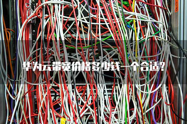 华为云带宽价格多少钱一个合适？
