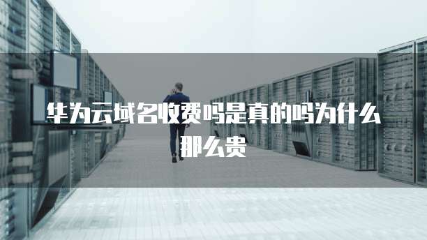 华为云域名收费吗是真的吗为什么那么贵