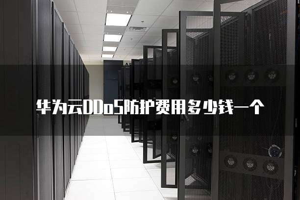 华为云DDoS防护费用多少钱一个