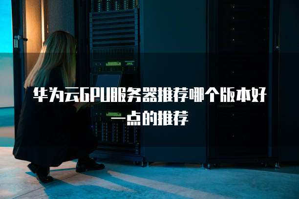 华为云GPU服务器推荐哪个版本好一点的推荐