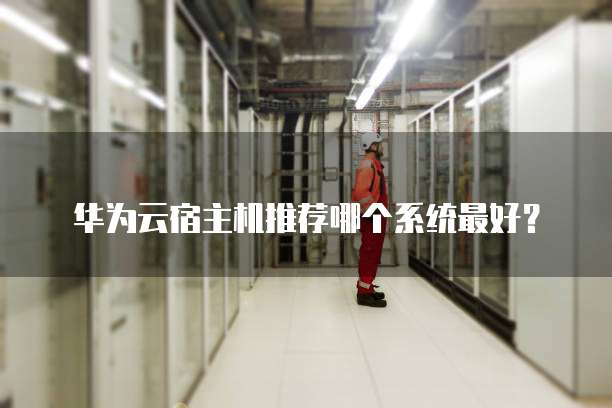 华为云宿主机推荐哪个系统最好？