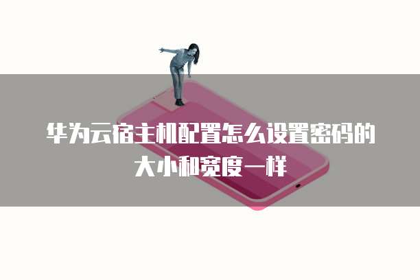 华为云宿主机配置怎么设置密码的大小和宽度一样
