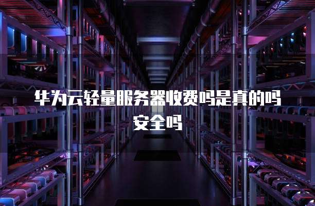 华为云轻量服务器收费吗是真的吗安全吗