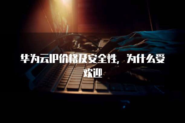 华为云IP价格及安全性,为什么受欢迎