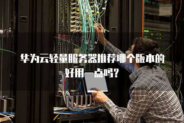 华为云轻量服务器推荐哪个版本的好用一点吗?