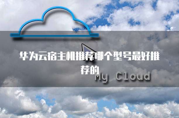华为云宿主机推荐哪个型号最好推荐的