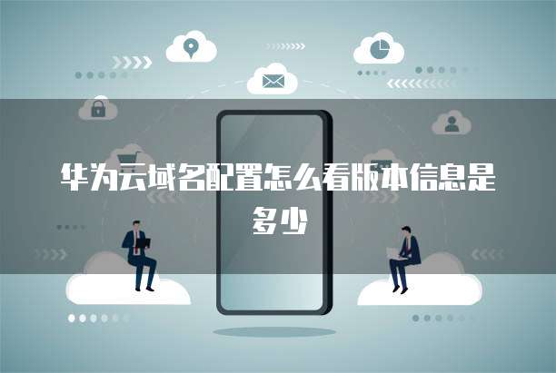 华为云域名配置怎么看版本信息是多少