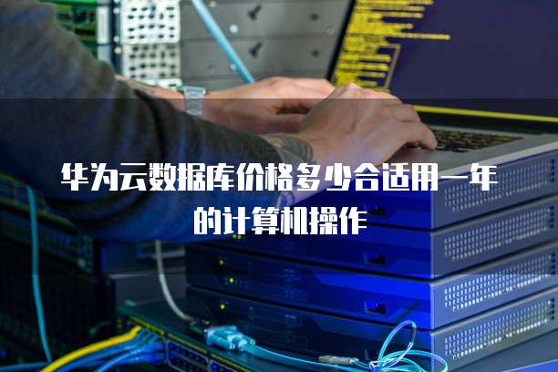 华为云数据库价格多少合适用一年的计算机操作
