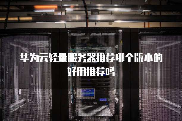 华为云轻量服务器推荐哪个版本的好用推荐吗