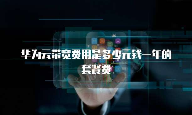 华为云带宽费用是多少元钱一年的套餐费