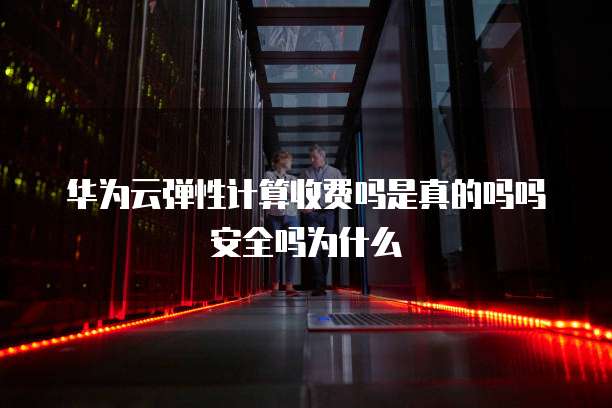 华为云弹性计算收费吗是真的吗吗安全吗为什么
