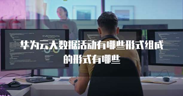 华为云大数据活动有哪些形式组成的形式有哪些