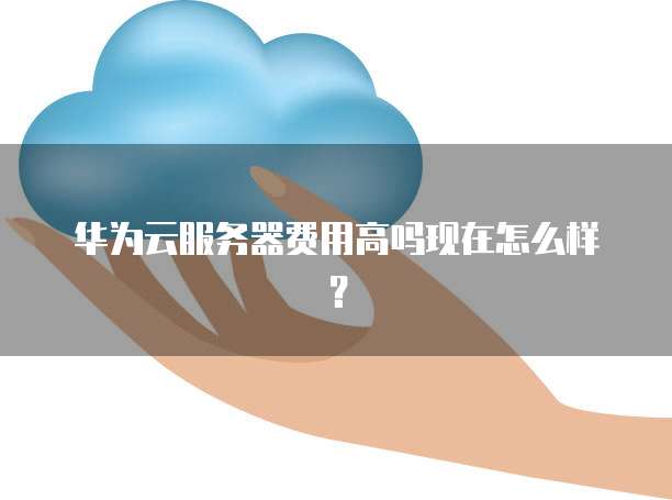 华为云服务器费用高吗现在怎么样?