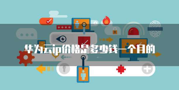华为云ip价格是多少钱一个月的