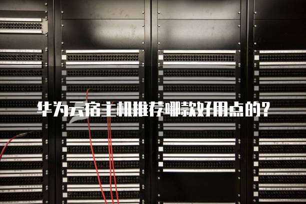 华为云宿主机推荐哪款好用点的?
