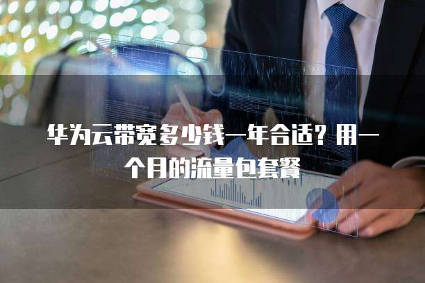 华为云带宽多少钱一年合适?用一个月的流量包套餐