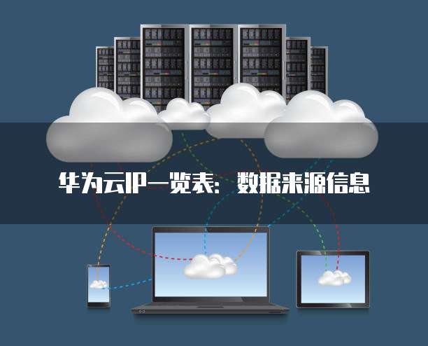 华为云IP一览表:数据来源信息