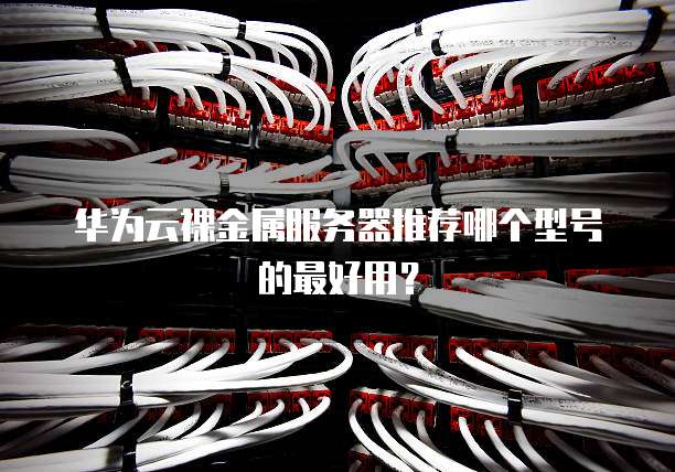 华为云裸金属服务器推荐哪个型号的最好用?