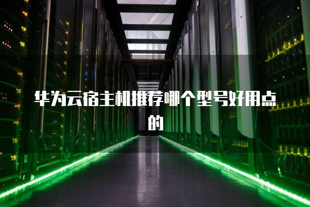 华为云宿主机推荐哪个型号好用点的