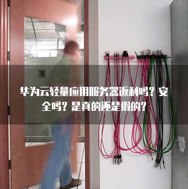 华为云轻量应用服务器返利吗?安全吗?是真的还是假的?