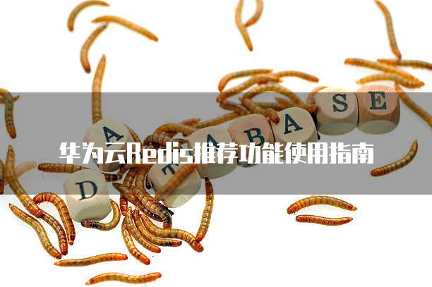 华为云Redis推荐功能使用指南