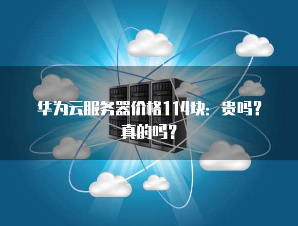 华为云服务器价格114块:贵吗?真的吗?