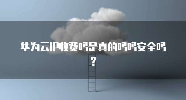 华为云IP收费吗是真的吗吗安全吗?