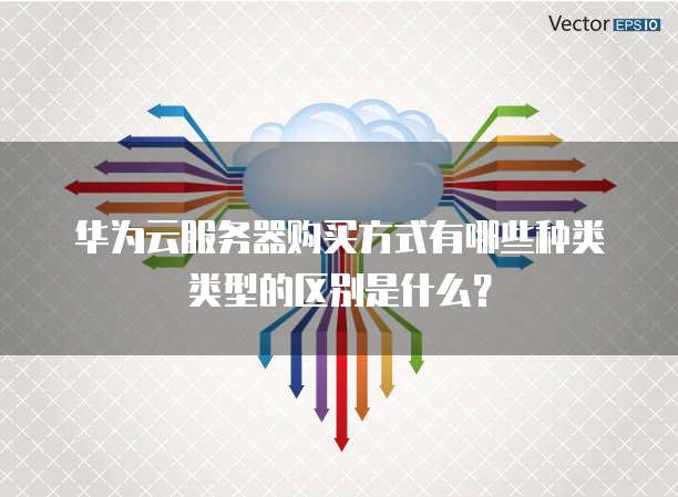 华为云服务器购买方式有哪些种类类型的区别是什么?