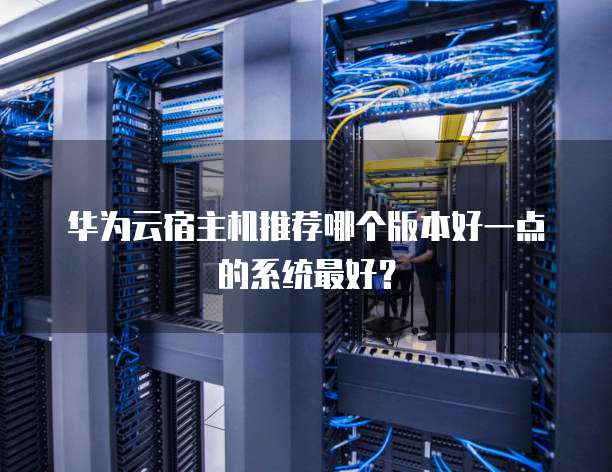 华为云宿主机推荐哪个版本好一点的系统最好?