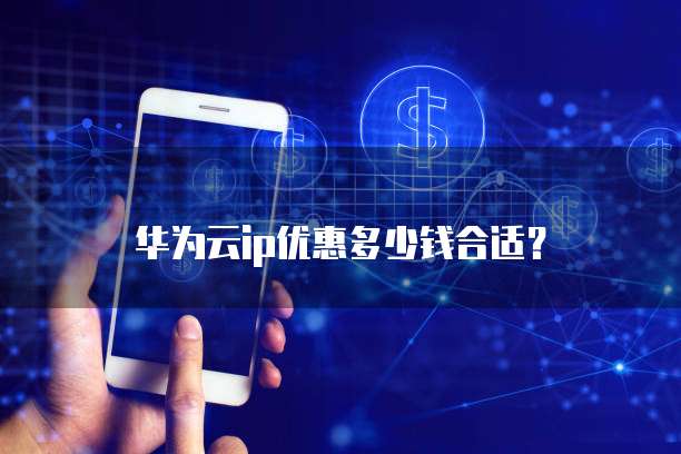 华为云ip优惠多少钱合适?