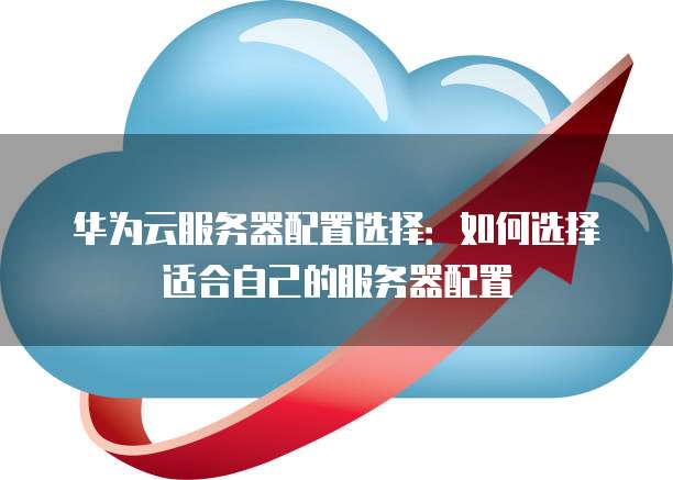 华为云服务器配置选择:如何选择适合自己的服务器配置