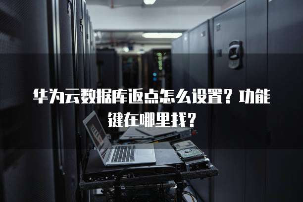 华为云数据库返点怎么设置?功能键在哪里找?