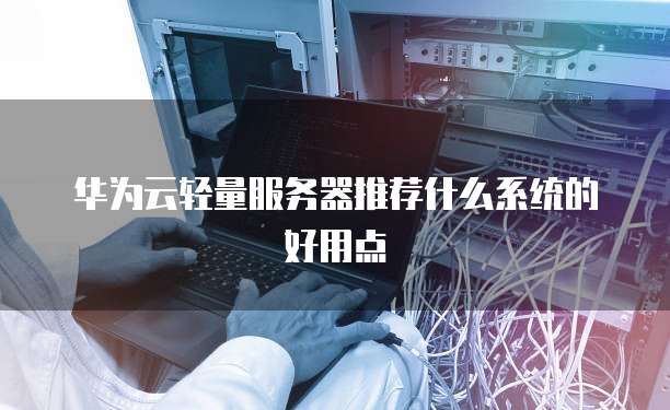 华为云轻量服务器推荐什么系统的好用点