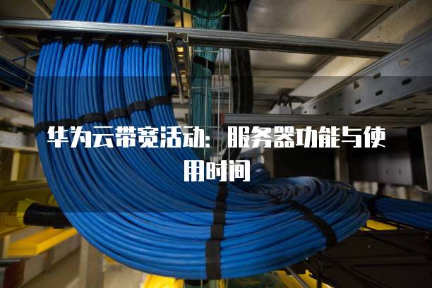 华为云带宽活动:服务器功能与使用时间
