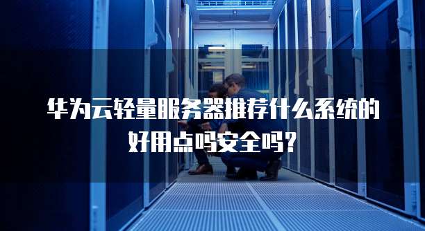 华为云轻量服务器推荐什么系统的好用点吗安全吗?