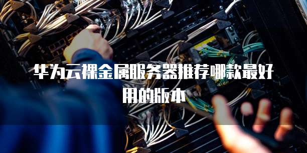 华为云裸金属服务器推荐哪款最好用的版本