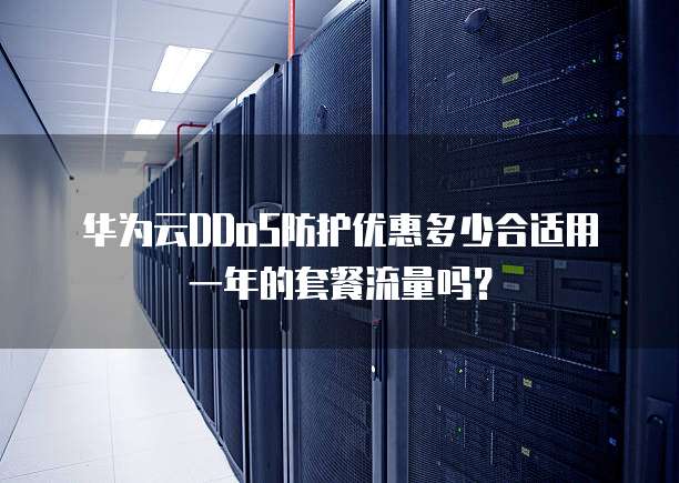 华为云DDoS防护优惠多少合适用一年的套餐流量吗?