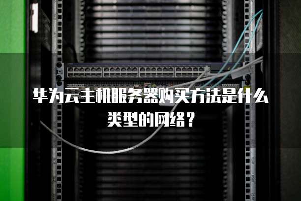 华为云主机服务器购买方法是什么类型的网络?