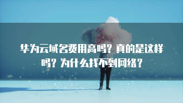 华为云域名费用高吗?真的是这样吗?为什么找不到网络?