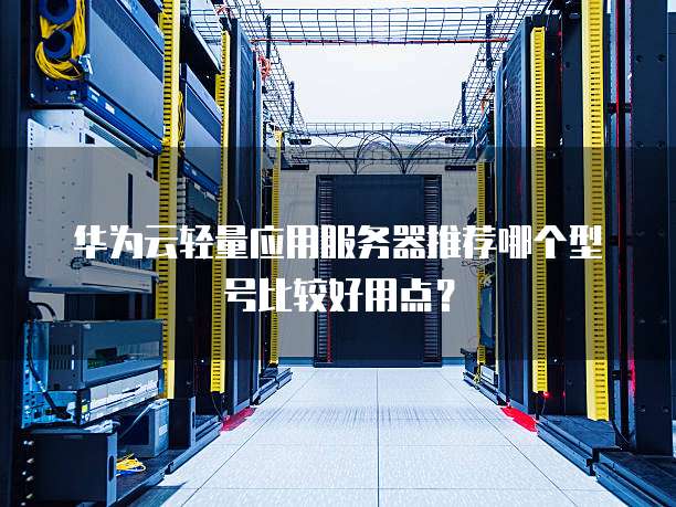 华为云轻量应用服务器推荐哪个型号比较好用点?