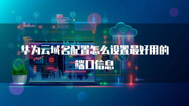华为云域名配置怎么设置最好用的端口信息
