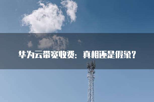 华为云带宽收费:真相还是假象?
