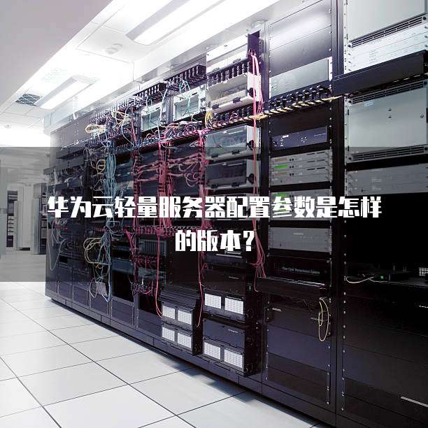 华为云轻量服务器配置参数是怎样的版本?