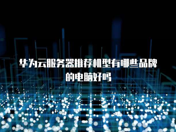 华为云服务器推荐机型有哪些品牌的电脑好吗