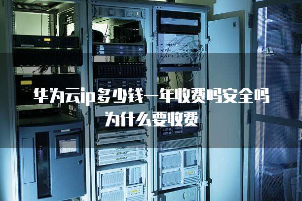 华为云ip多少钱一年收费吗安全吗为什么要收费