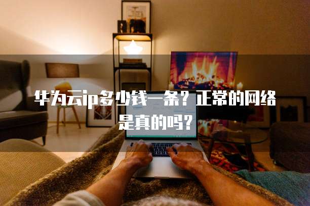 华为云ip多少钱一条？正常的网络是真的吗？