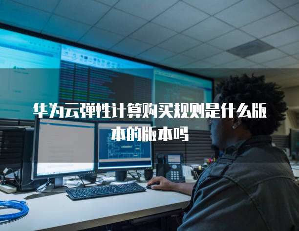 华为云弹性计算购买规则是什么版本的版本吗