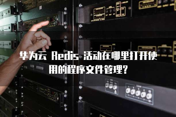 华为云 Redis 活动在哪里打开使用的程序文件管理？